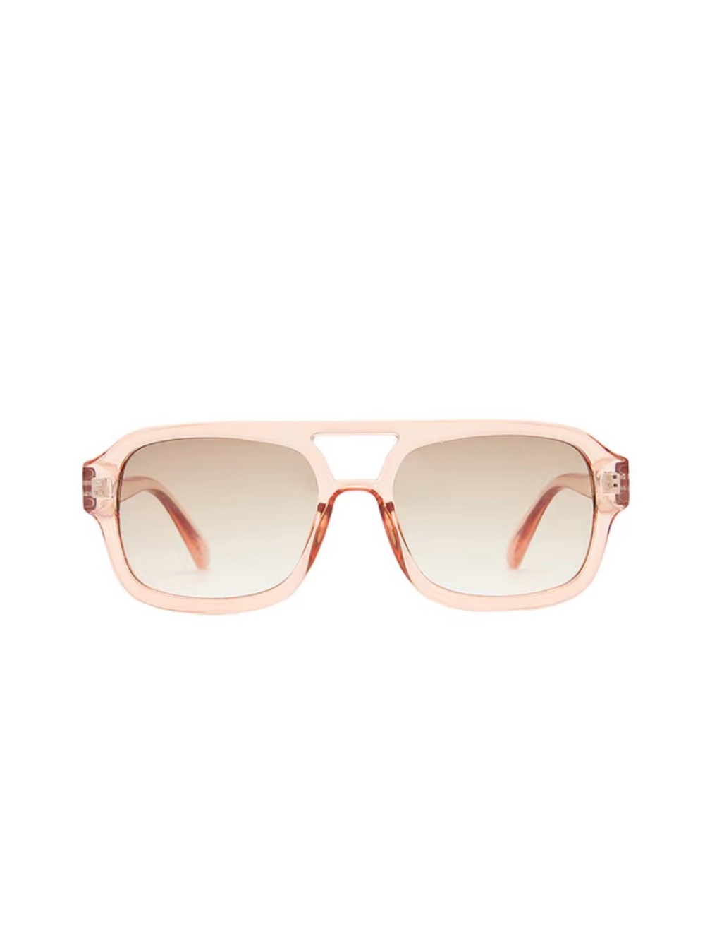 AIRE Aquarius Aviator Sunglasses in Antique Rose with carrying case